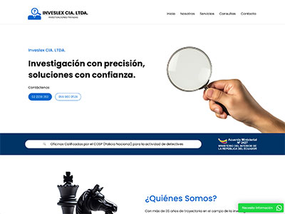 Inveslex - Investigadores Privados, Quito - Ecuador